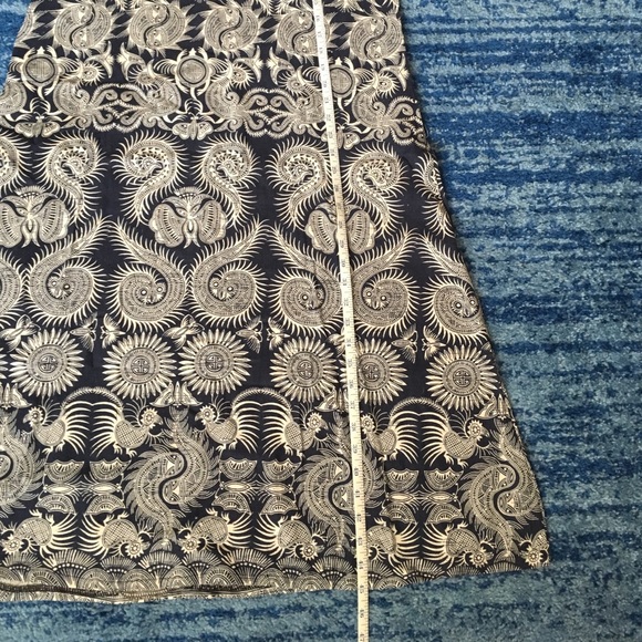 Cupshe navy print midi dress - Picture 3 of 3